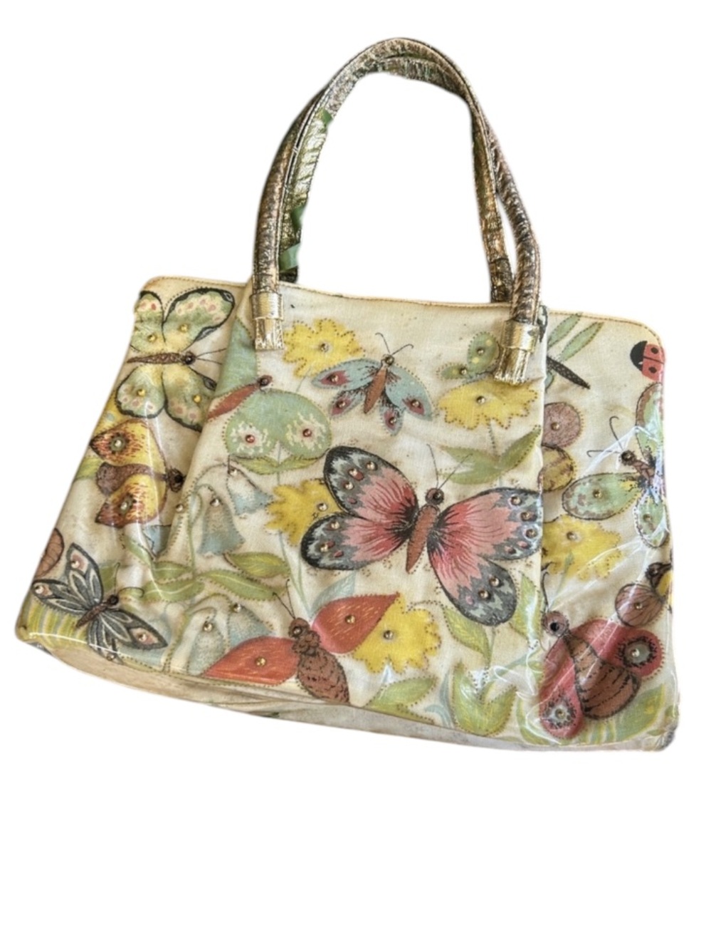 Vintage SOURE' Butterfly Purse